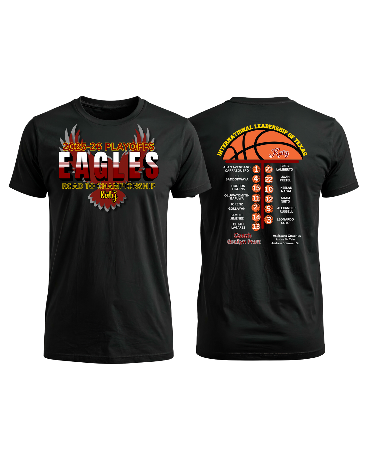 2025-26 ILT Texas Katy Playoff Shirt Boys