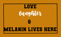 Love Laughter Melanin Doormat