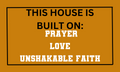 This house is built on... Doormat