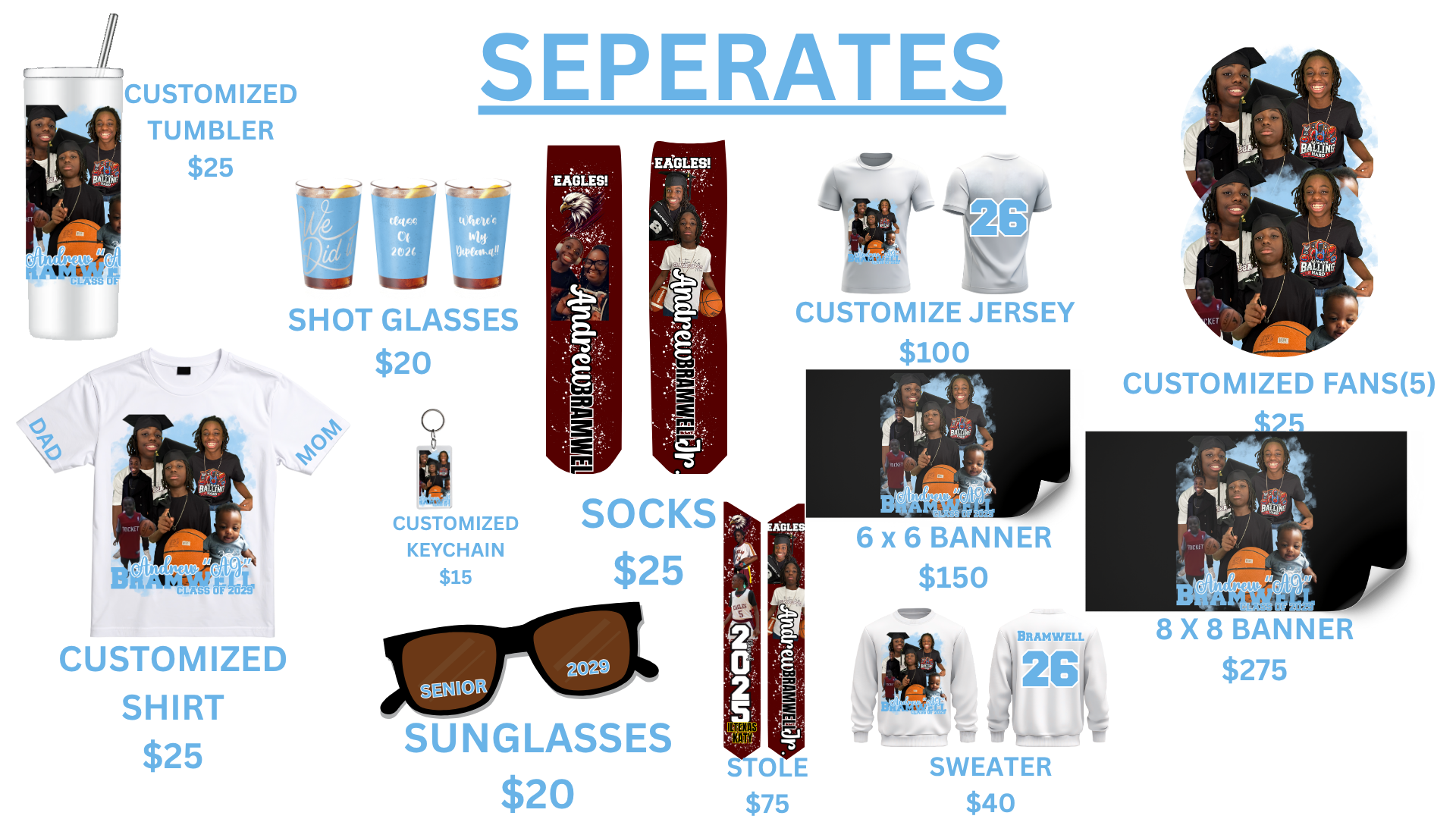 Graduation Shot Glasses