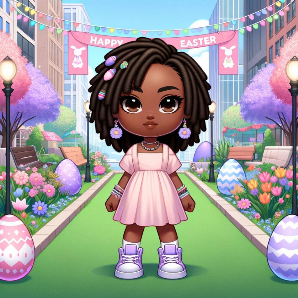 Little Girl Easter Fun