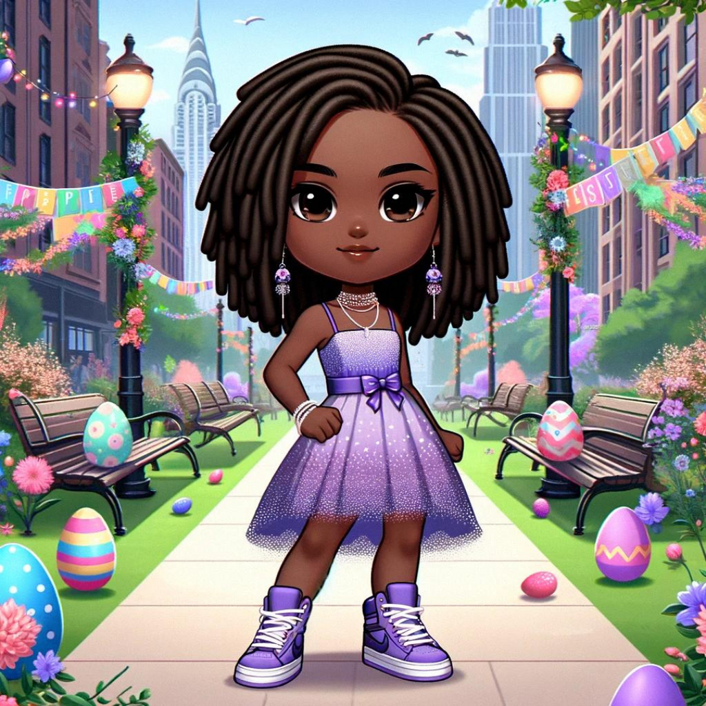 Little Girl Easter Fun