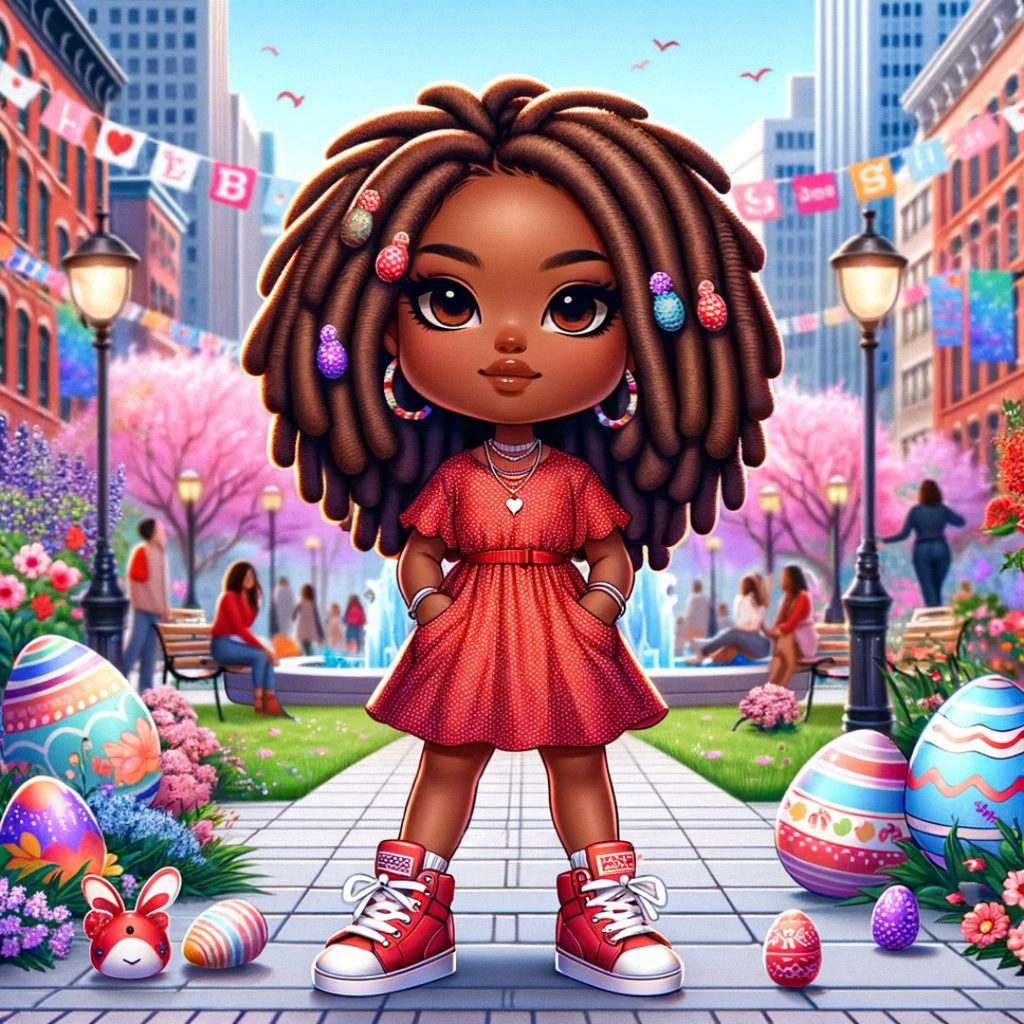 Little Girl Easter Fun