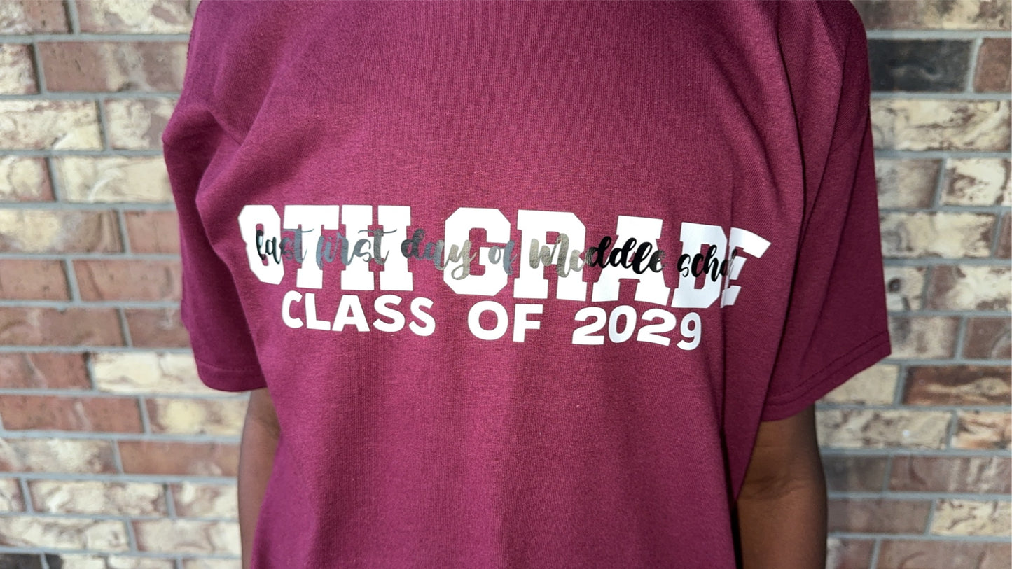 Last Year of School Tshirt