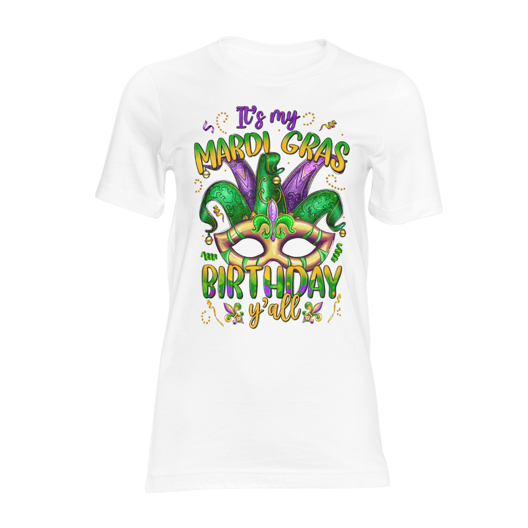 Mardi Gras Birthday Shirt