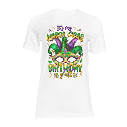 Mardi Gras Birthday Shirt