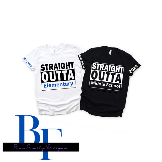 Straight Outta Graduation Shirts